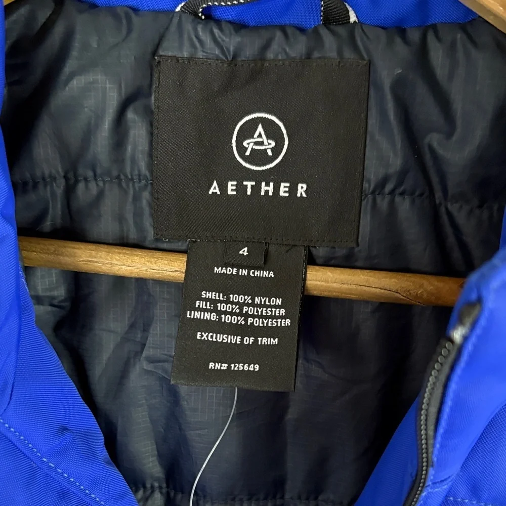 NWT Aether Men's Size 4 (XL) Vibrant Blue‎ Trace Vest